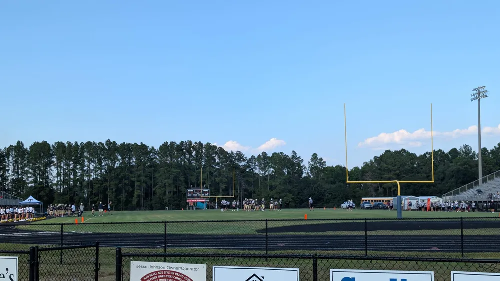 The community packing the stands