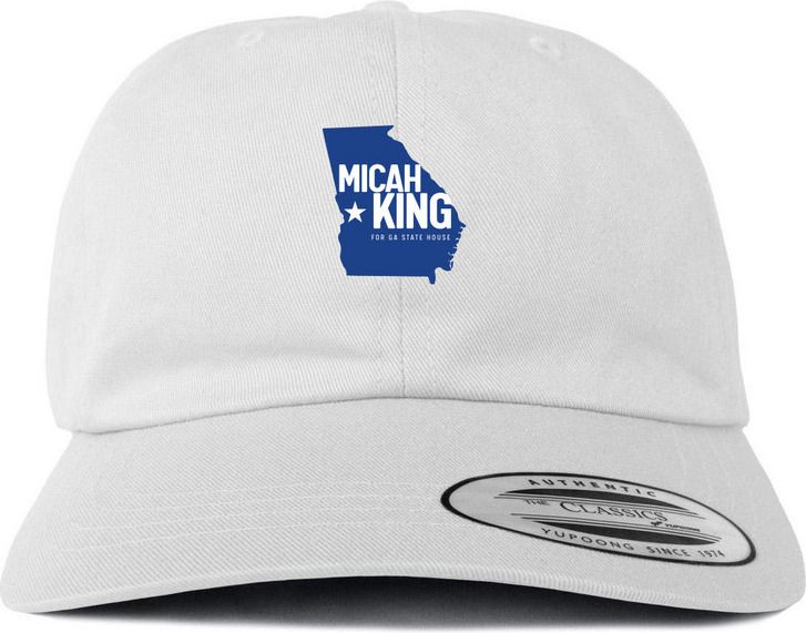 Classic Baseball Cap - White Front