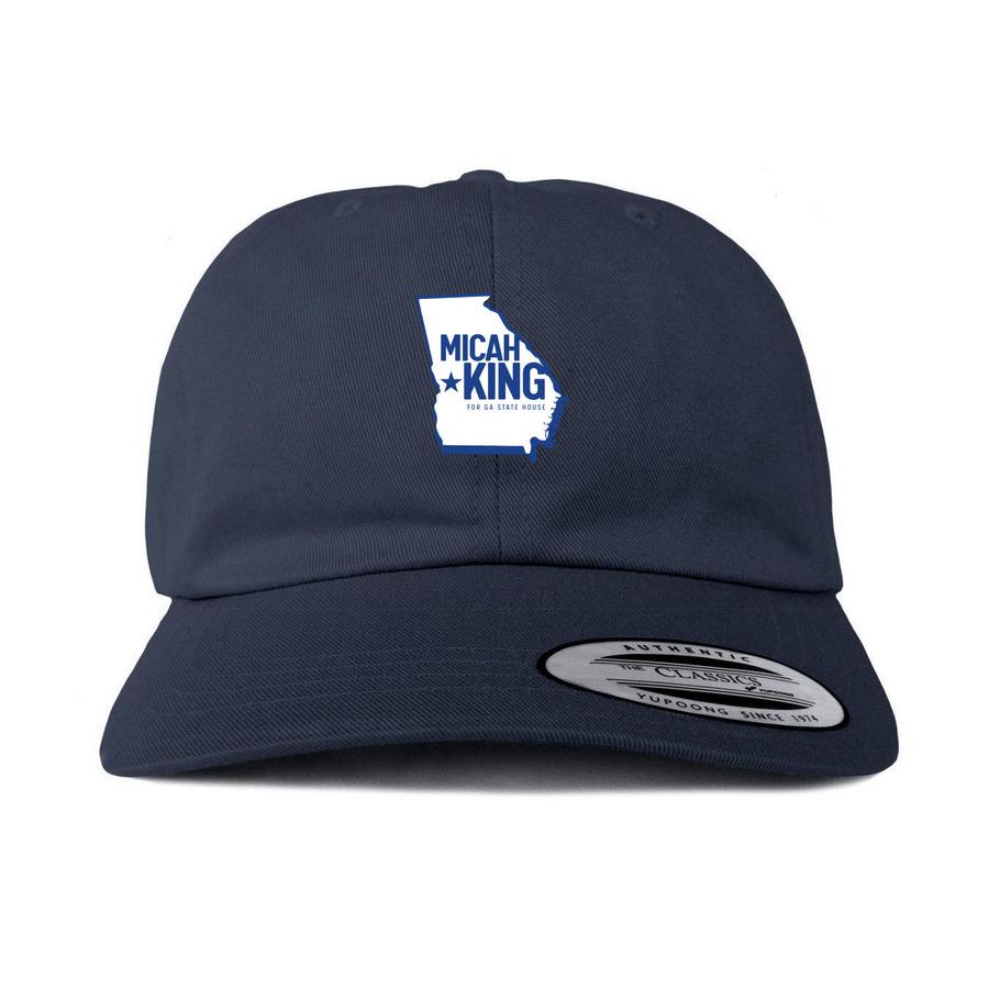Printed Classic Baseball Cap - Navy