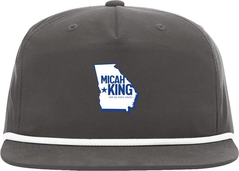 Printed Umpqua Snapback Cap - Charcoal/White
