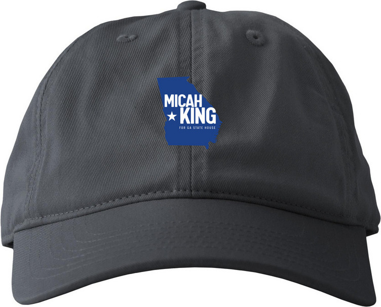 Micah King Eco Baseball Cap in Charcoal